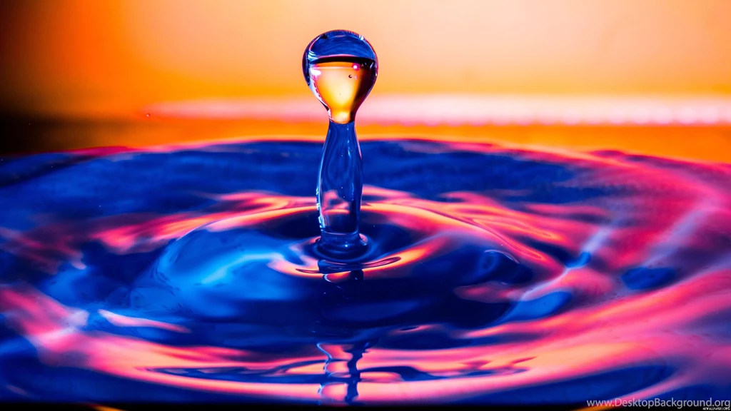 4K Water Drop Wallpapers