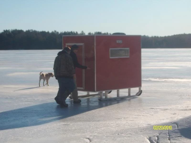 Lake Delavan Ice Fishing 2 Desktop Wallpapers   Hivewallpaper.com
