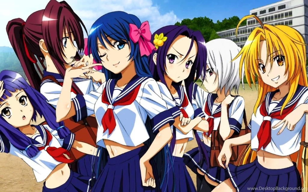 anime school girls wallpapers