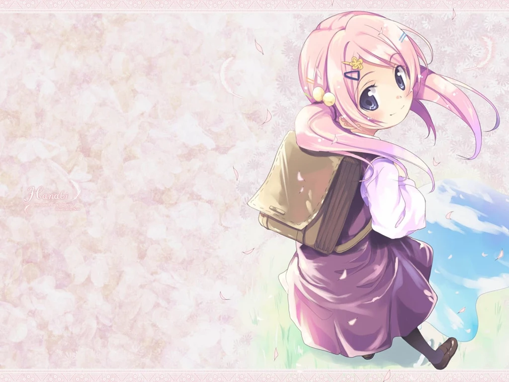Anime Schoolgirl With Pink Hair Wallpapers And Images   Wallpapers ...