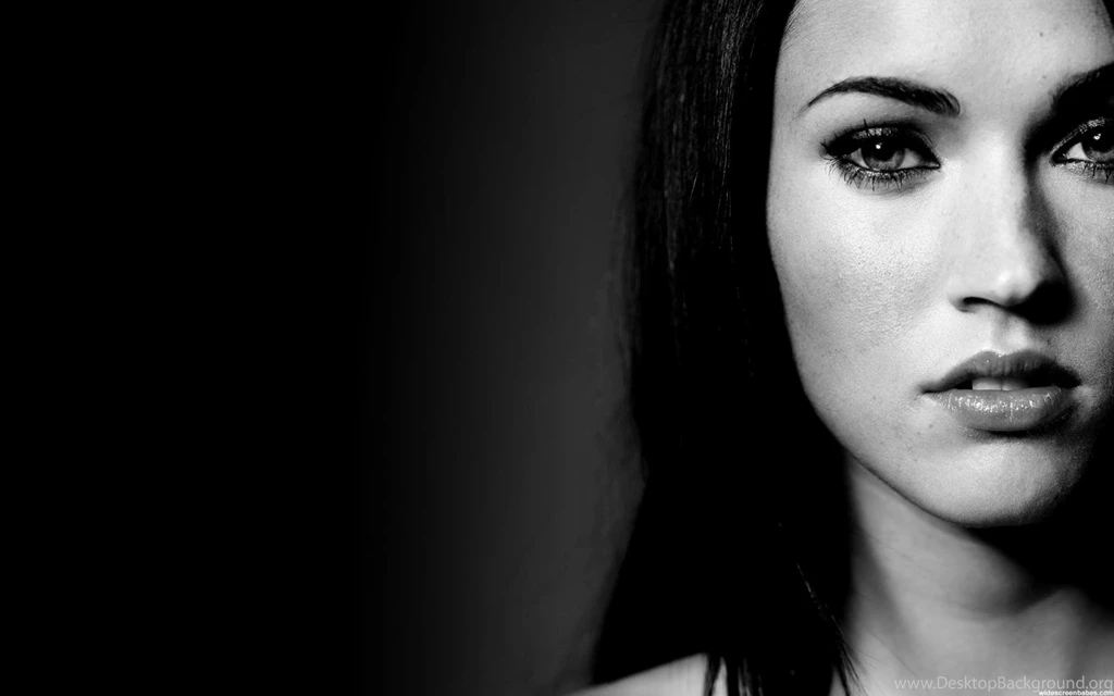 Women Megan Fox Simple Backgrounds Blue Backgrounds