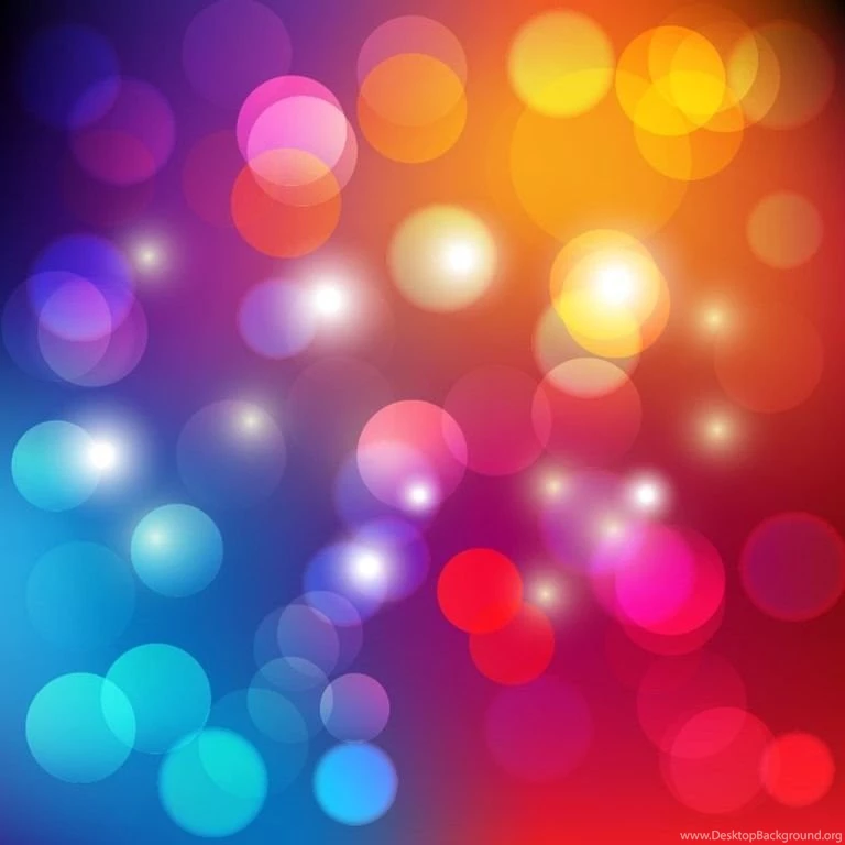 Colorful Bokeh Light Abstract Backgrounds Vector Illustration ...