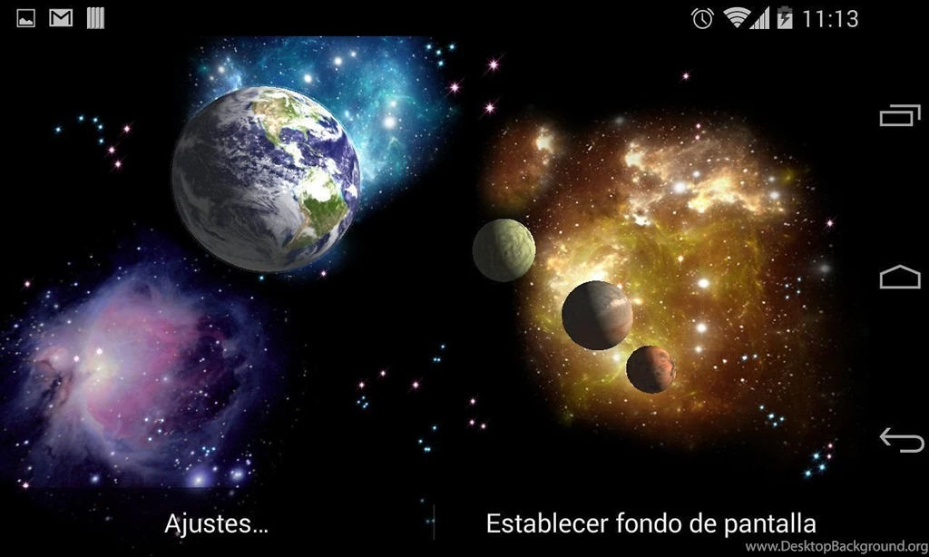 3D Space Live Wallpapers Full Android Apps And Tests AndroidPIT
