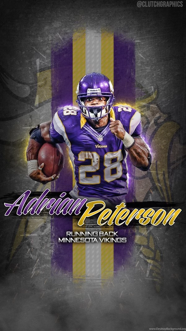 Clutch Graphics On Twitter: "Adrian Peterson Wallpapers iPhone 5 ...