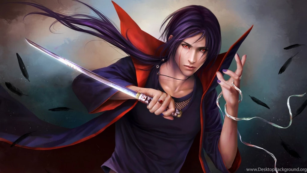 Download Wallpapers 1920x1080 Art, Naruto, Itachi, Uchiha Full HD ...