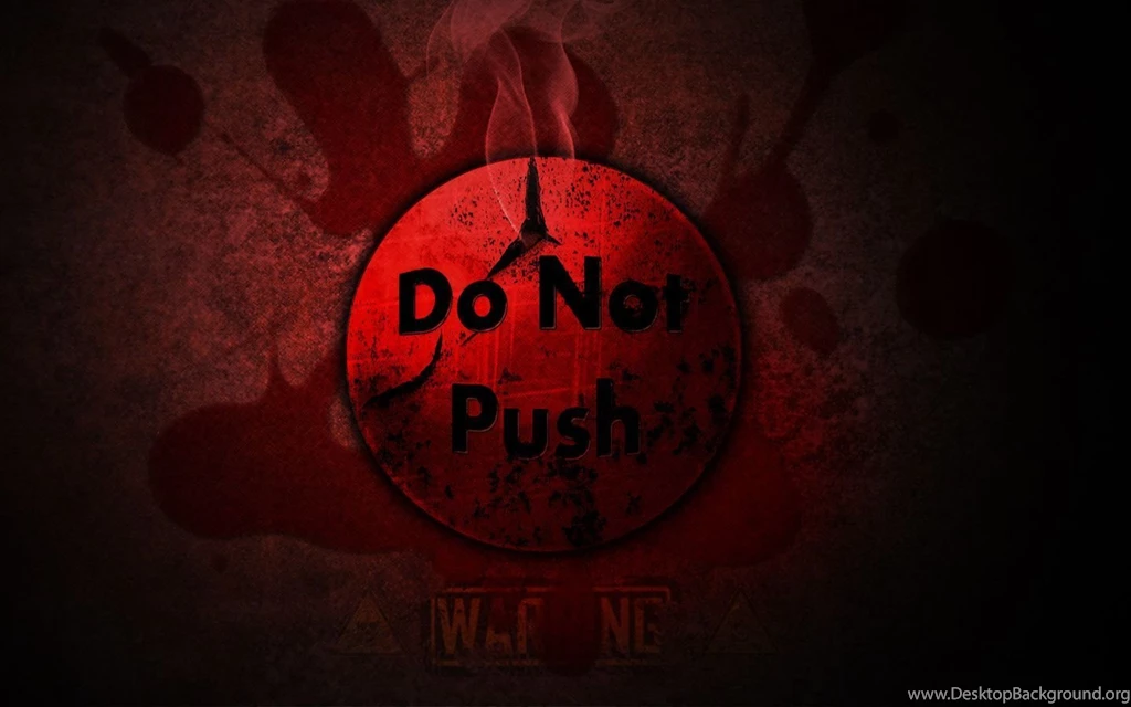 1440x900 Death, Danger, Not, Skull, Do, Button, Push, Blood, Black ...