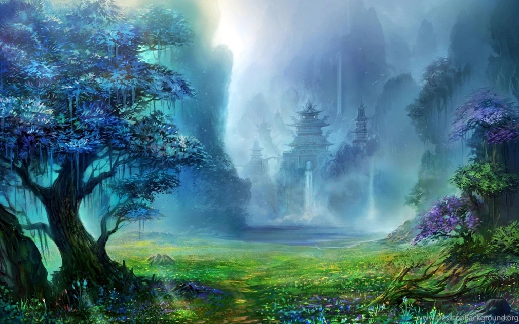 Fantasy Forest Painting Wallpapers For Desktop, PC & Mobile