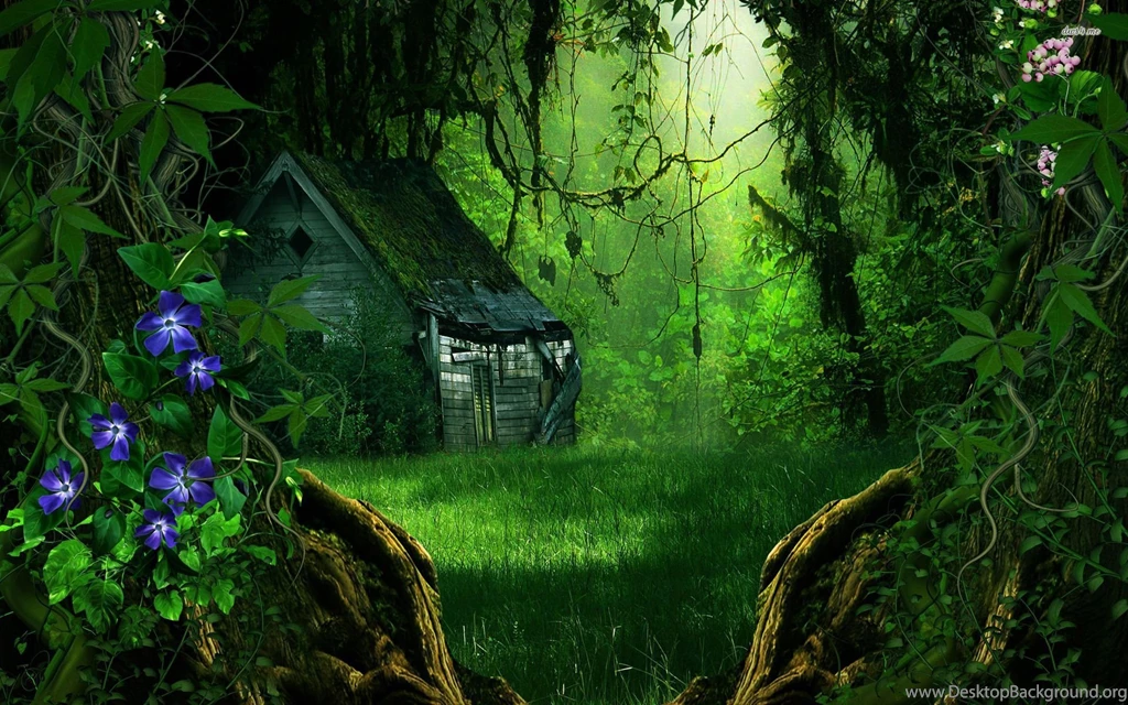 Abandoned House In The Forest Wallpapers   Fantasy Wallpapers