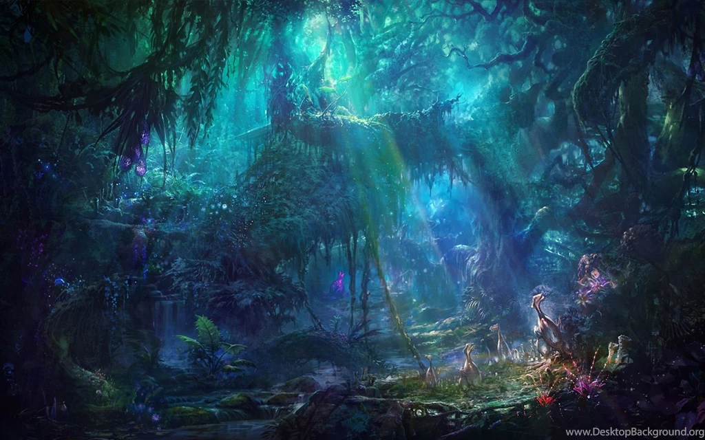 Fantasy Forest Landscape Free Wallpapers