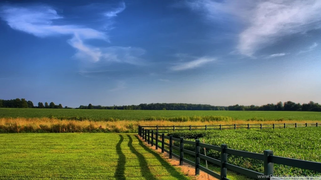 Farm Fence HD Desktop Wallpapers : Widescreen : High Definition ...
