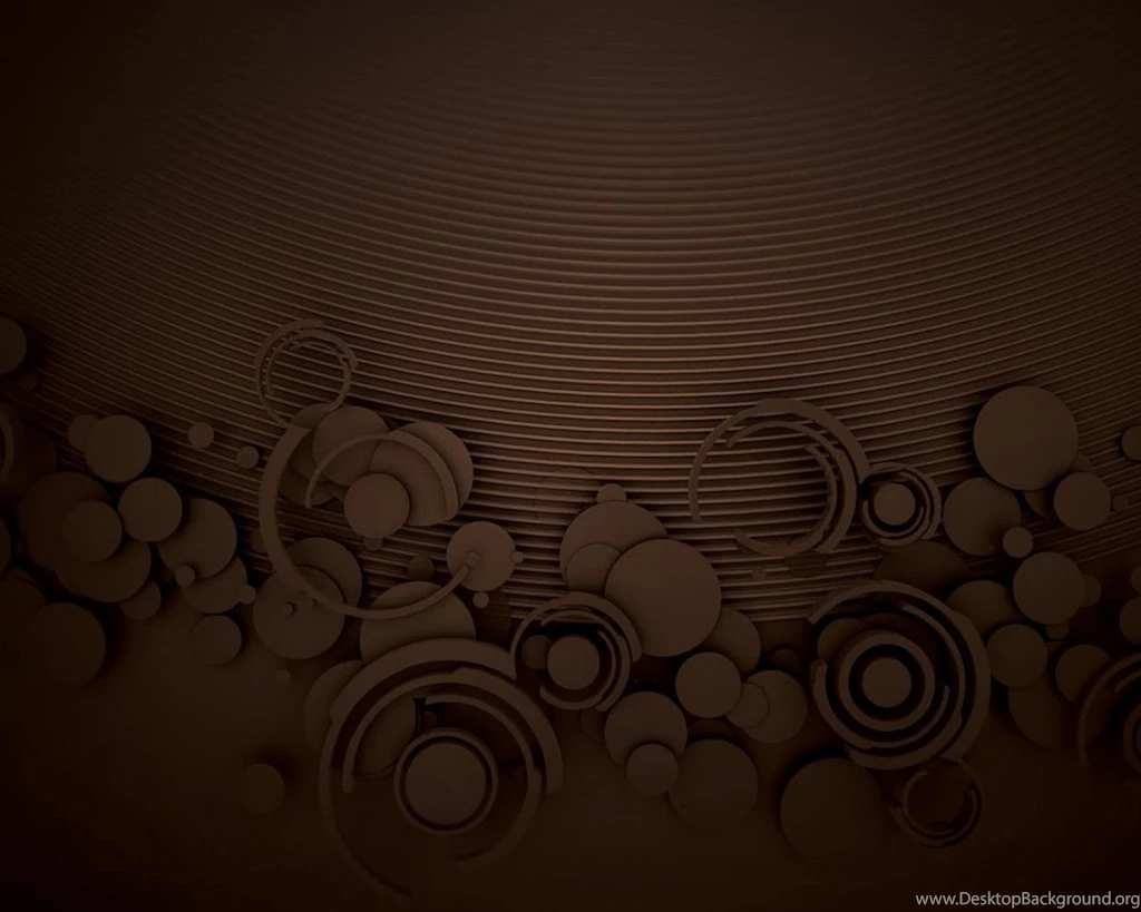 Wallpapers Pattern, Circles, Chocolate