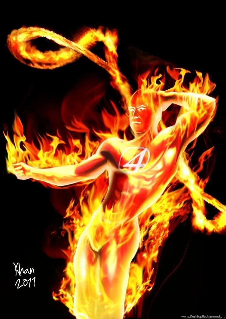 The Human Torch By Valadorf On DeviantArt
