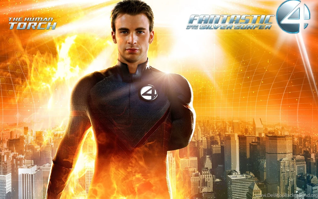 Download Wallpapers 3840x2400 Fantastic 4, Chris Evans, Human Torch ...