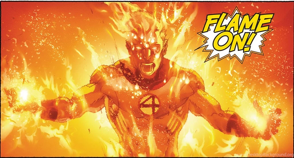 Original Human Torch Marvel Heroes 2016