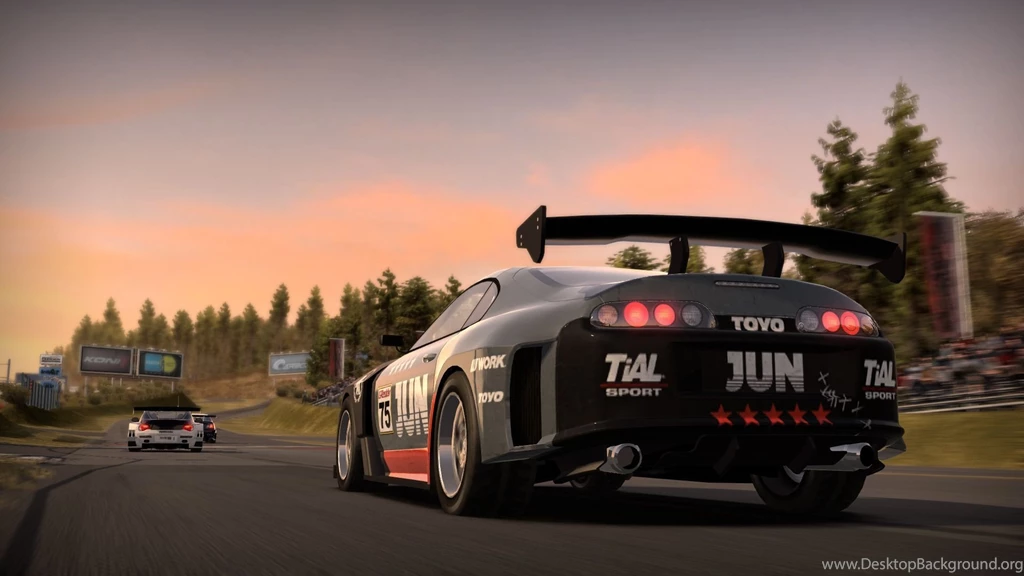 Black Toyota Supra Sports Car Back Desktop Wallpapers.jpg