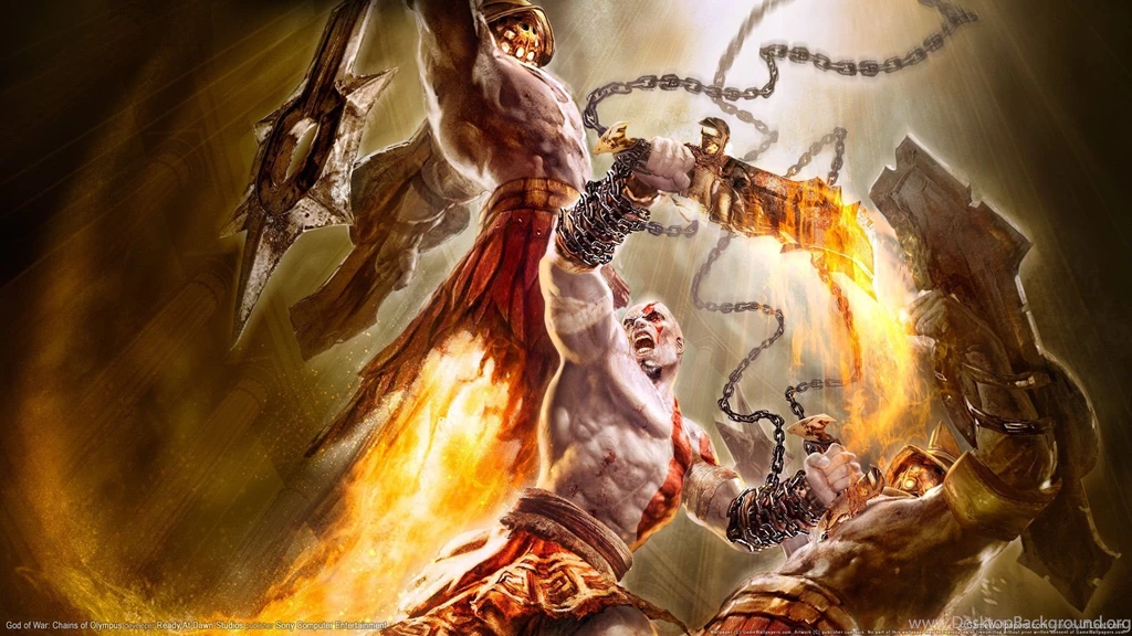 Gallery For Wallpapers Of God Of War Chains Of Olympus