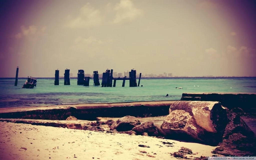 Beach Retro Photography HD Desktop Wallpapers : High Definition ...