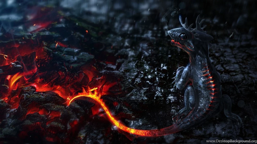 Download 1920x1080 3D Lava Dragon Baby Wallpapers