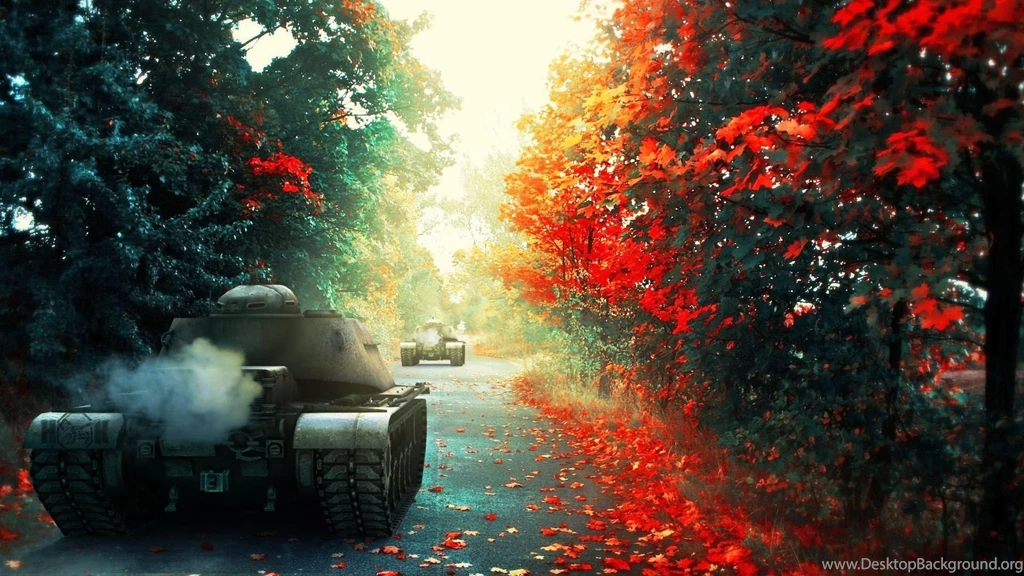 World Of Tanks Autumn Road 1920x1080 Full HD 16/9 Wallpapers ...
