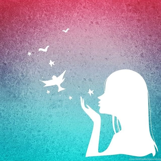 Free Illustration: Girl, Silhouette, Woman, Backgrounds   Free ...