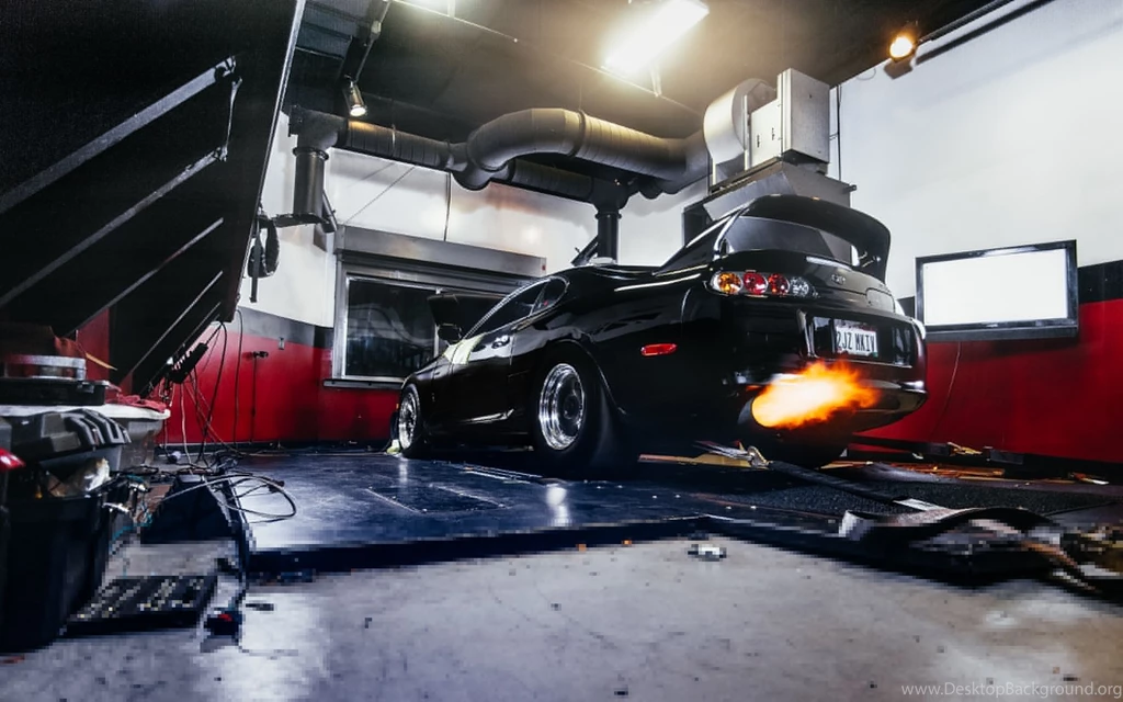 Toyota Supra Tuning Fire G Wallpapers
