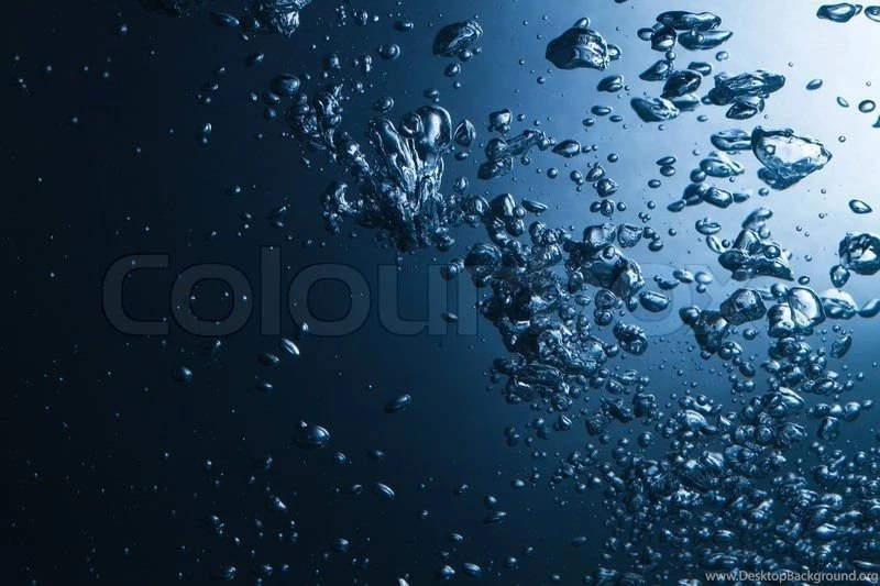 Air Bubbles In Water Stylish Backgrounds