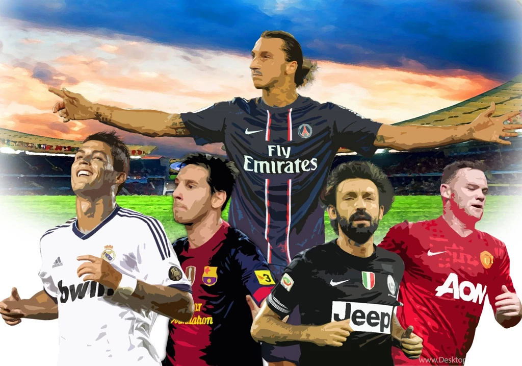 Best Soccer Players 2013 Invitation Templates