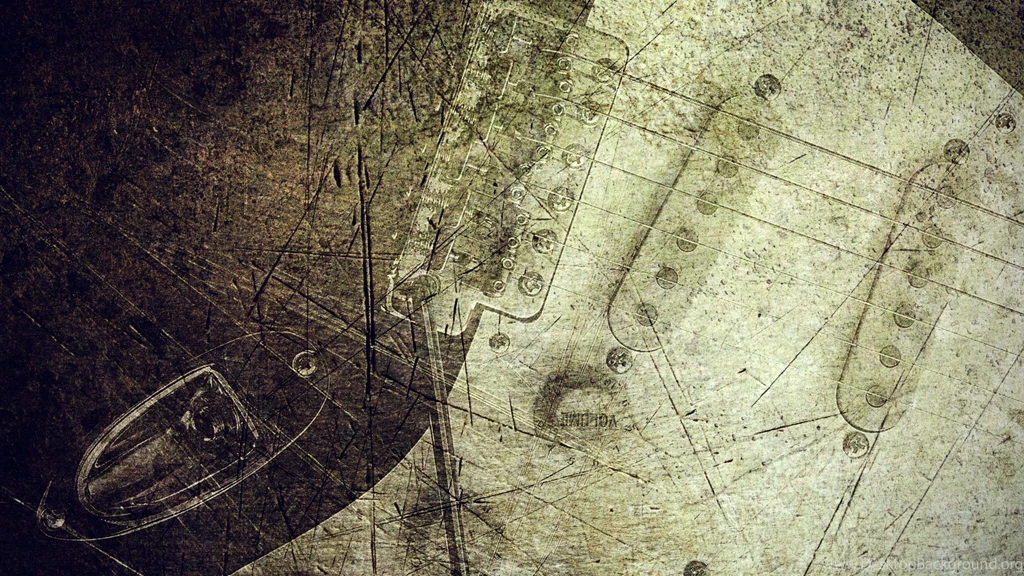 Download Wallpapers 2560x1440 Grunge, Guitar, Drawing, Scratching ...