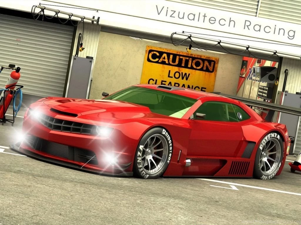 3D Chevrolet Camaro Race Car Wallpapers   Carlogos.org