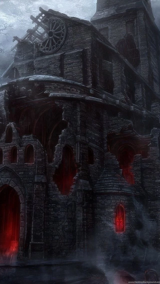 640x1136 Scary Church Iphone 5 Wallpapers