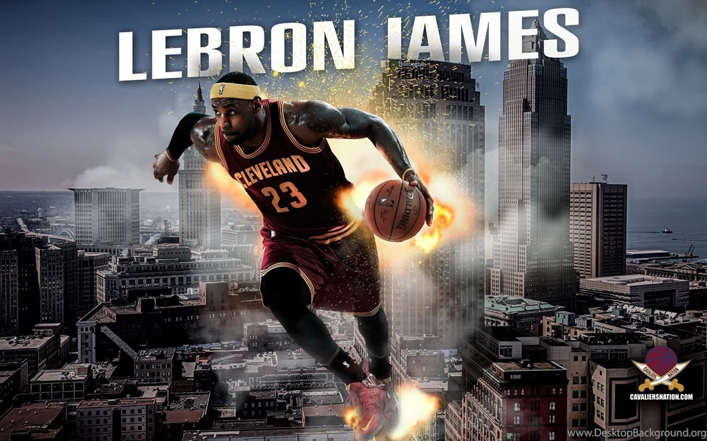 LeBron James "Exploding" Wallpapers