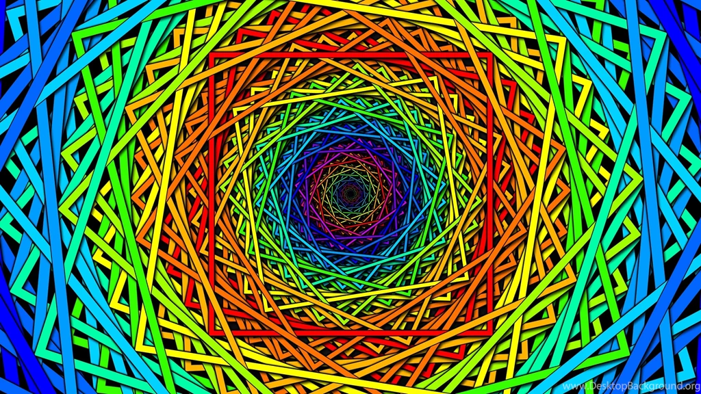 Download Wallpapers 3840x2160 Netting, Mesh, Colored, Rainbow ...