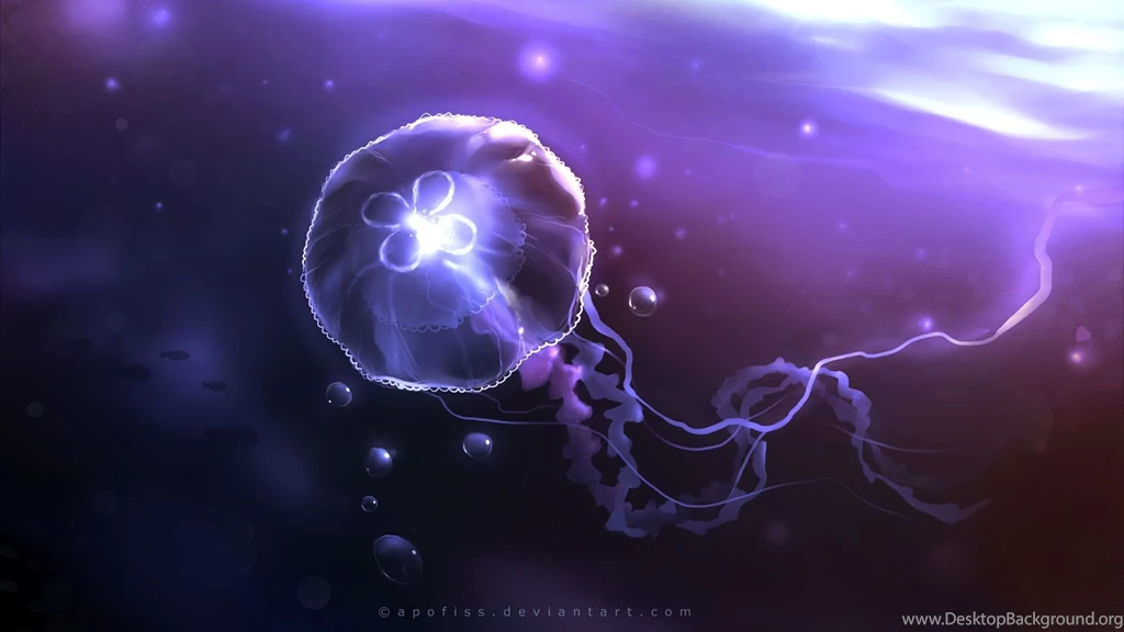 Gallery For   Free Desktop Wallpapers Jellyfish