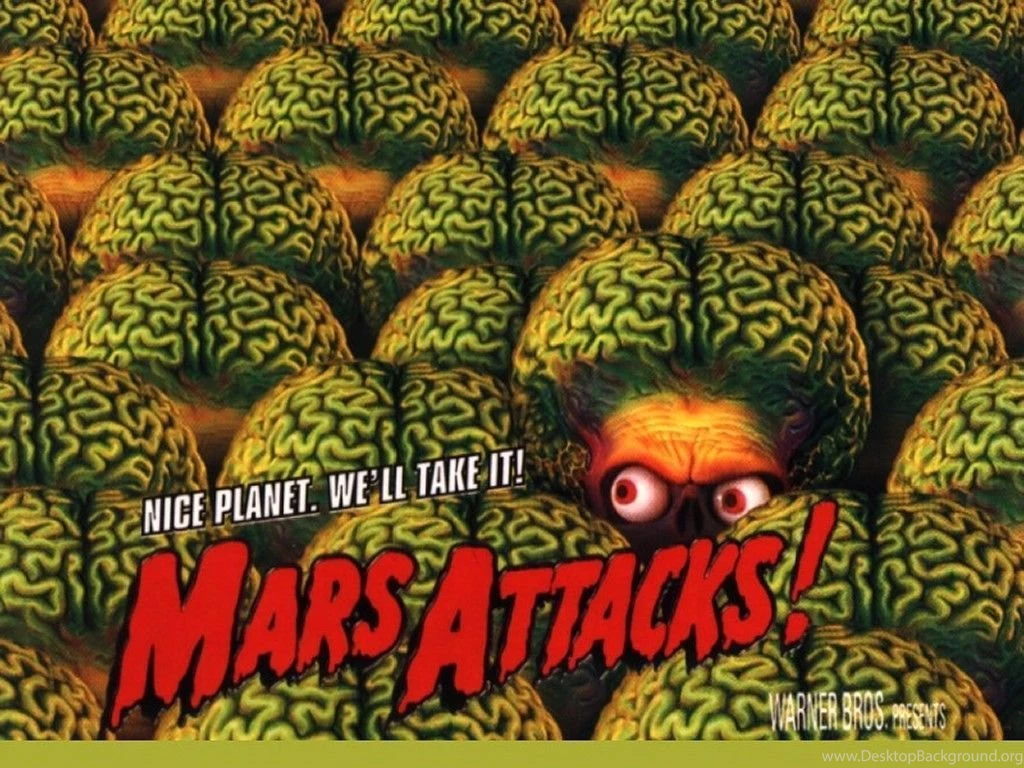 My Free Wallpapers   Movies Wallpapers : Mars Attacks!