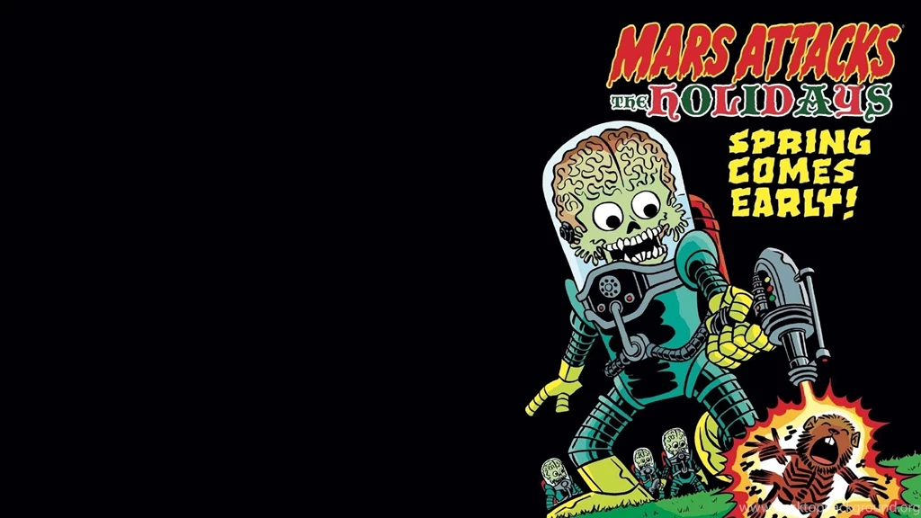 Mars Attacks Fonds D'écran, Arrières plan