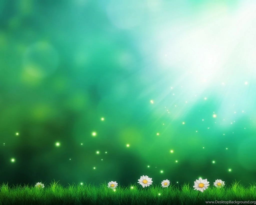 1280x1024 Daisies Green Backgrounds Wallpapers