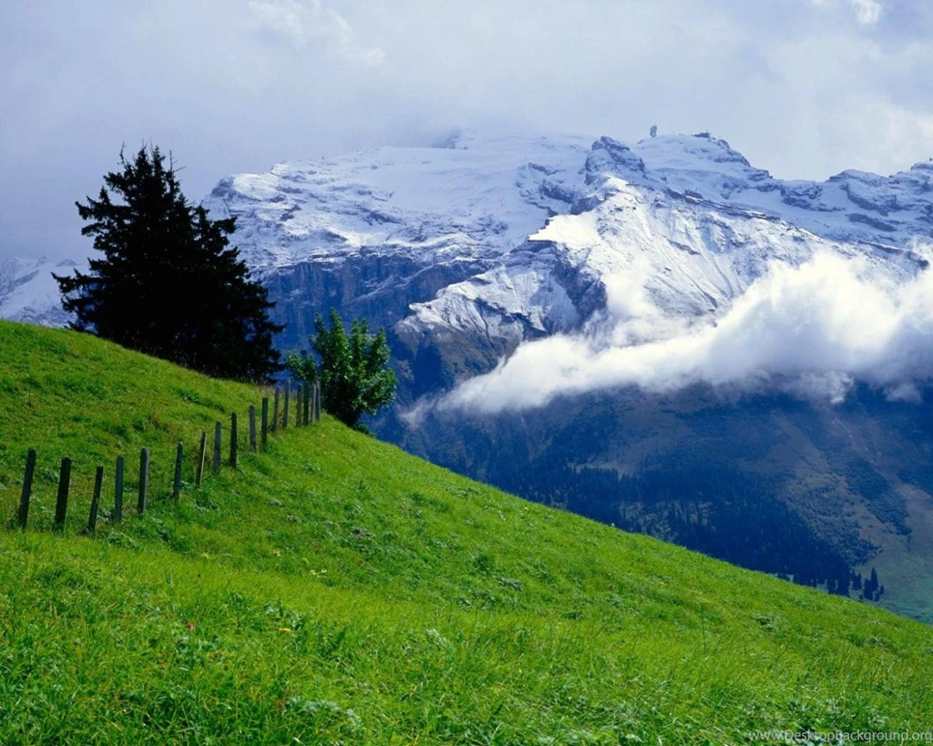 Green Over Clouds HD Backgrounds 1280x1024 Hd Desktop Wallpaper