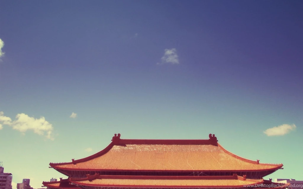 1680x1050 Chinese Roof Desktop PC And Mac Wallpapers