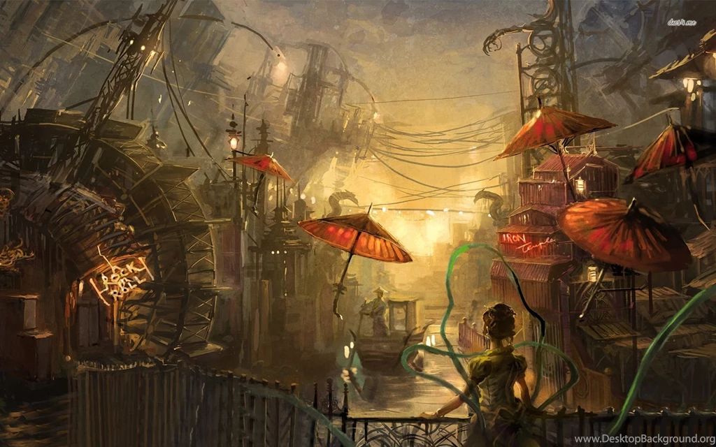 Chinese Market Wallpapers Digital Art Wallpapers