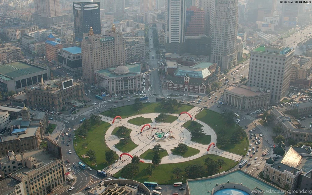 Dalian City Fascinating Chinese Zhongshan Square China Asia Hd ...
