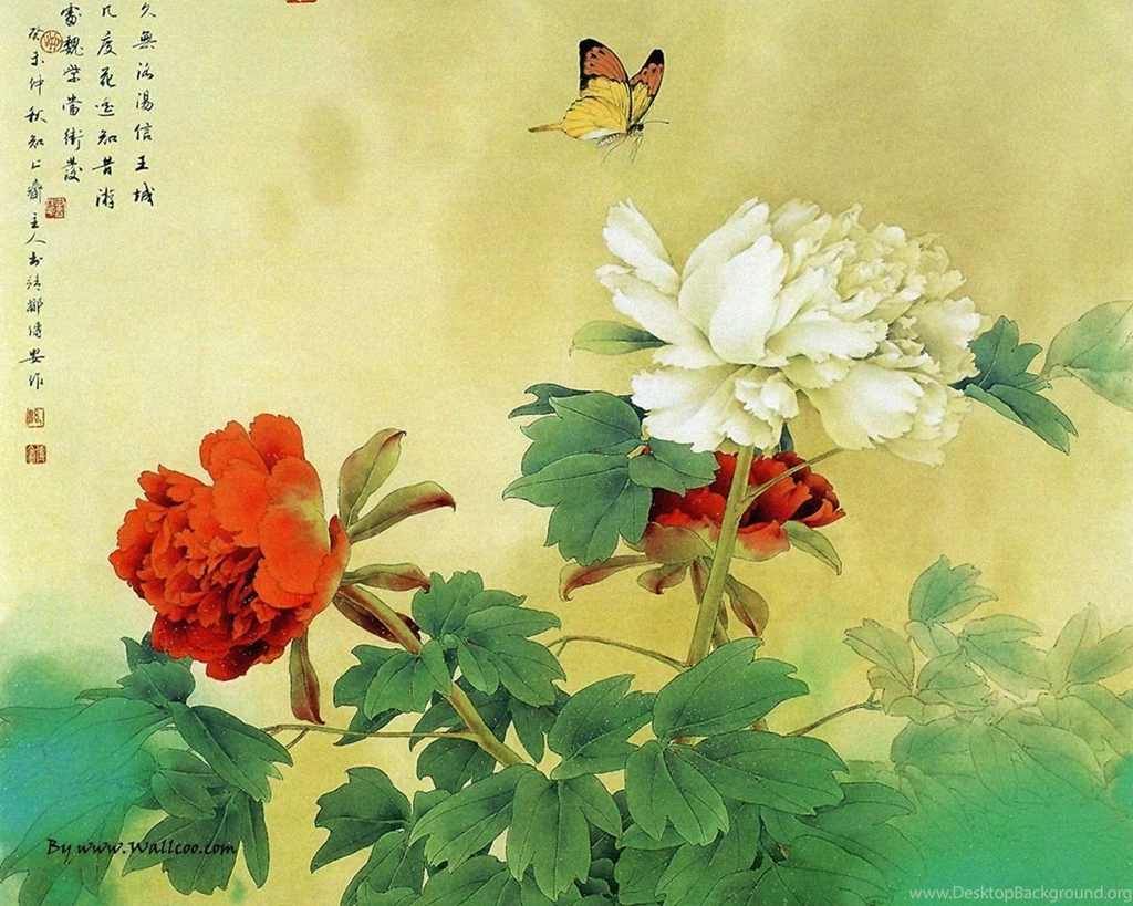 Chinese Paintings : Chinese Gongbi Paintings , Flower and Bird ...