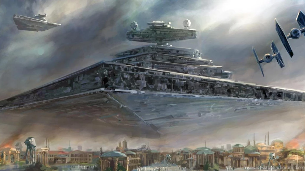 Star Wars Destroy Artwork City HD Wallpapers Wallpapers   (