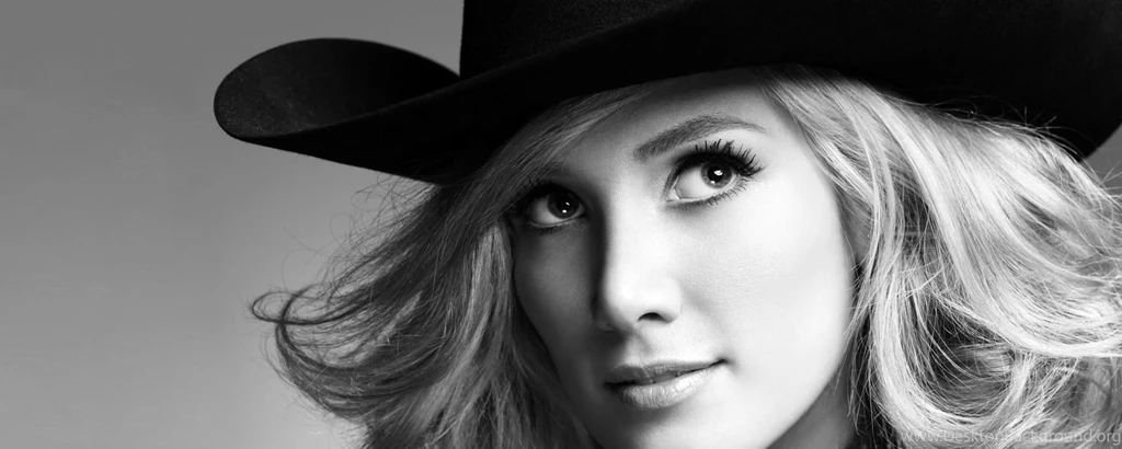 Download Wallpapers 2560x1024 Girl, Face, Hat, Eyes, Black And ...