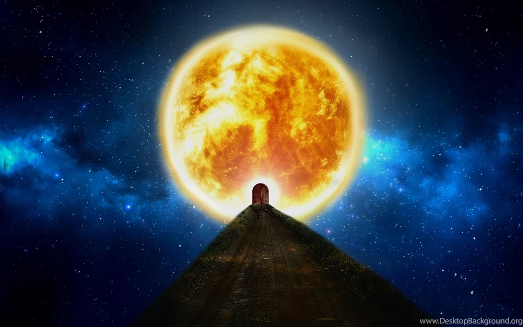 Blue, Sun, Outer Space, Stars, Roads, Skies, Door, Abstact, Path ...