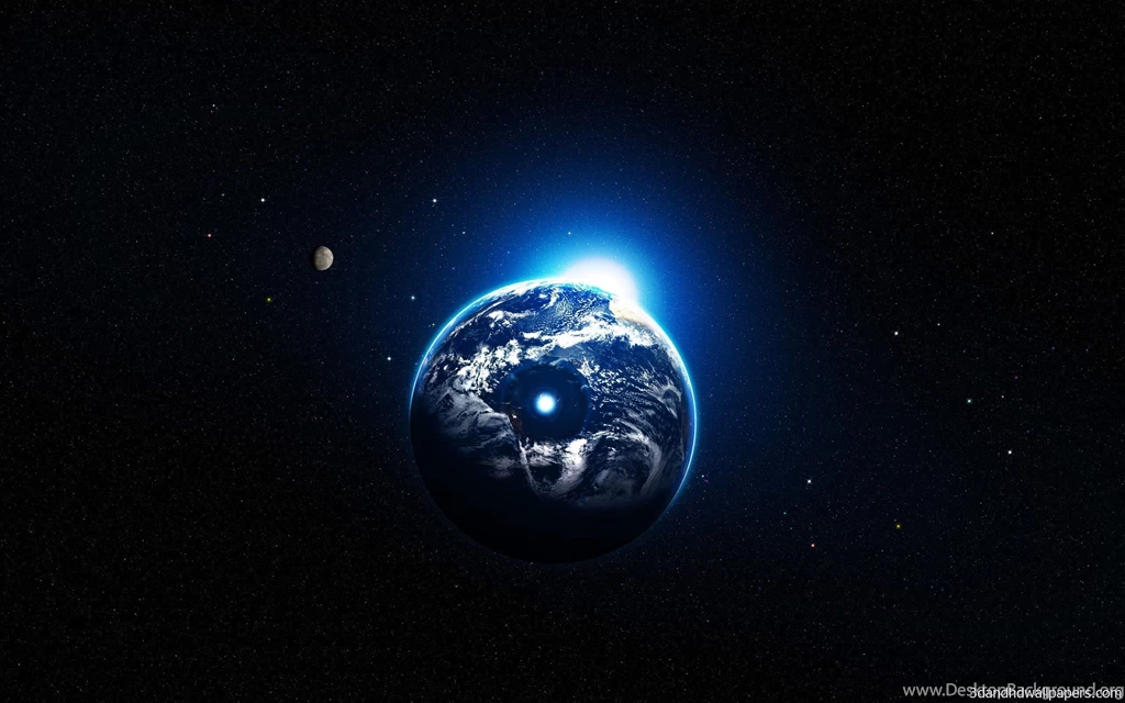 Black Backgrounds Blue World And Sun HD Wallpapers ...
