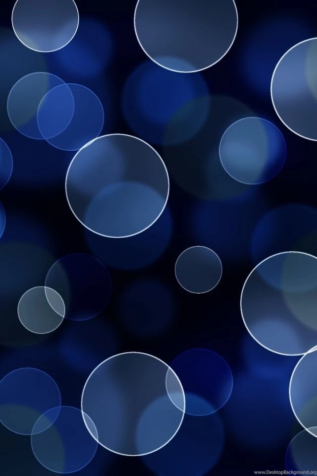 640x960 Blue Bubbles Iphone 4 Wallpapers