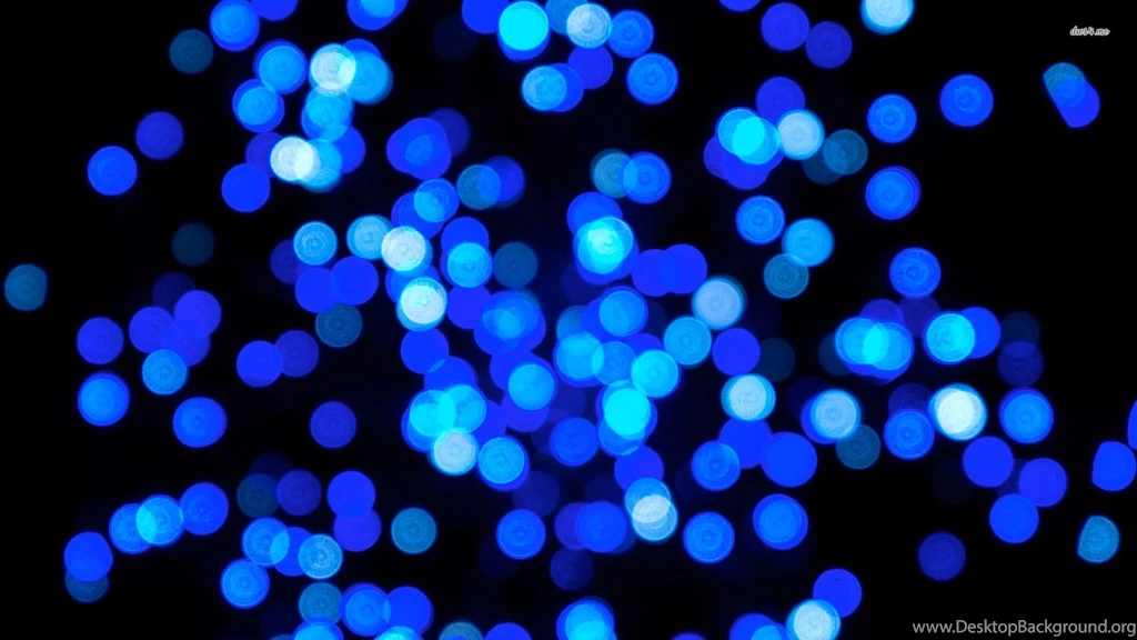 Glowing Blue Bubbles Wallpapers Abstract Wallpapers