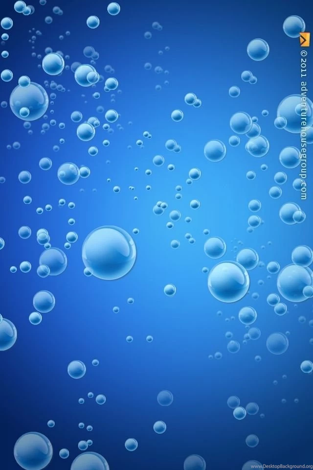 Blue Bubbles HD Wallpapers For Iphone 4,iphone 4S Free Download ...