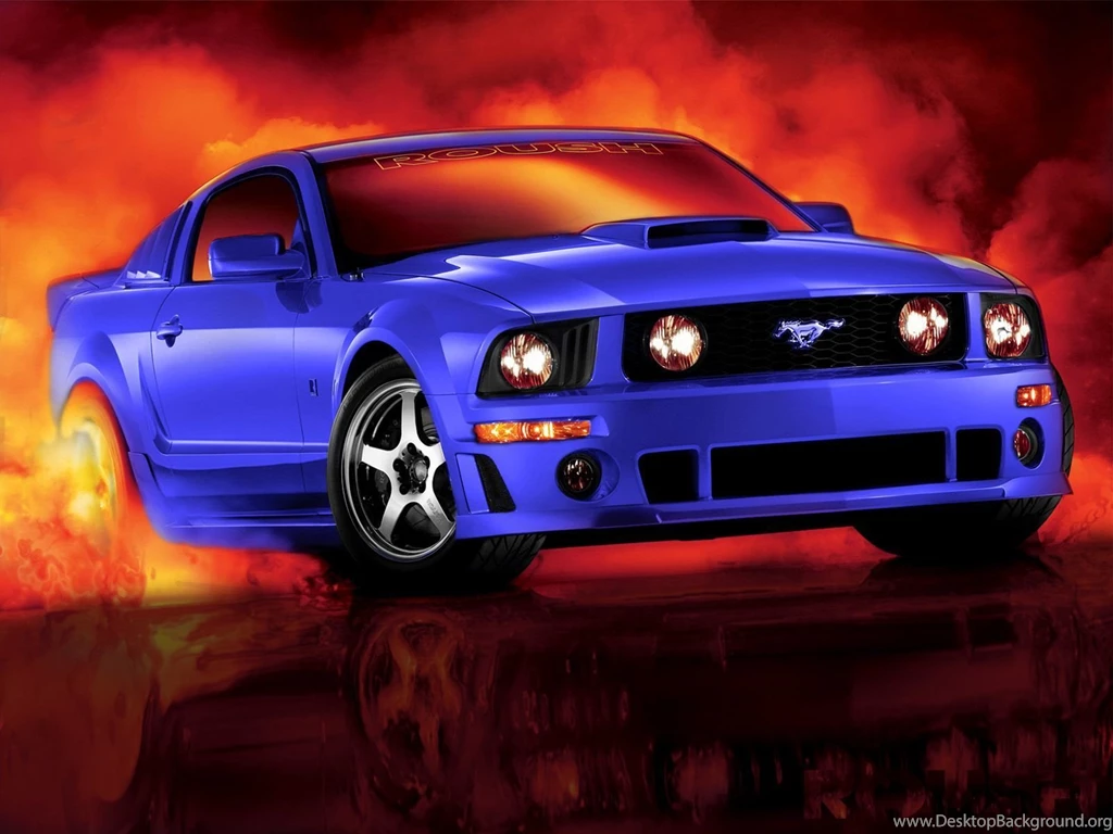 Blue Roush Wallpapers   The Mustang Source   Ford Mustang Forums