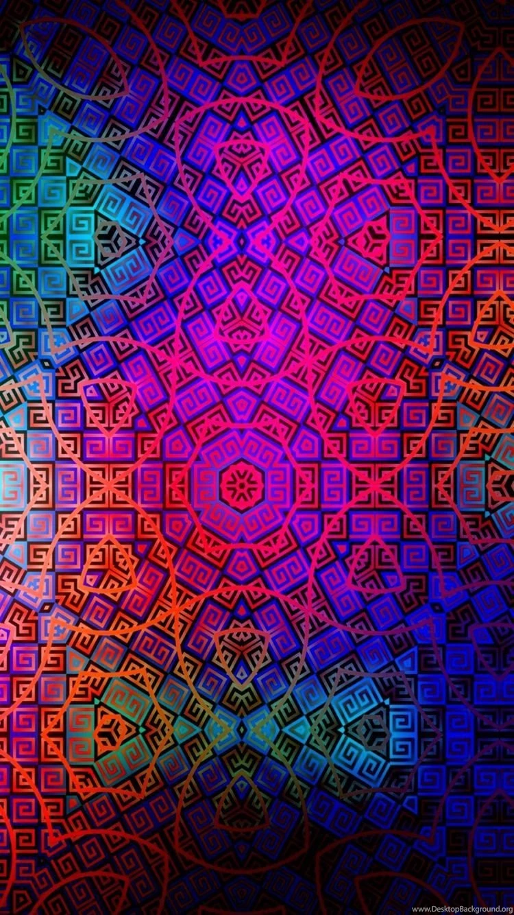 Download Wallpapers 750x1334 Pattern, Color, Colorful, Dark iPhone ...